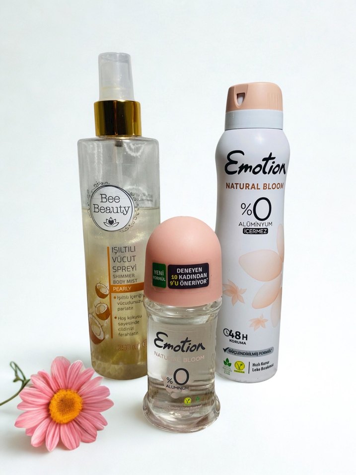 Emotion Natural Bloom Alüminyumsuz Kadın Deodorant Seti - Görsel 2