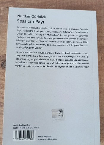 Sessizin Payı - Nurdan Gürbilek