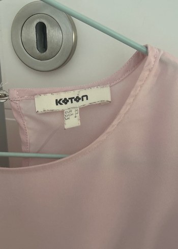Koton Kotpn Pembe Pilili Uzun Kollu Kadın Bluz