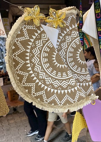 Nakışlı Bej Fırın Eldiveni - Görsel 4