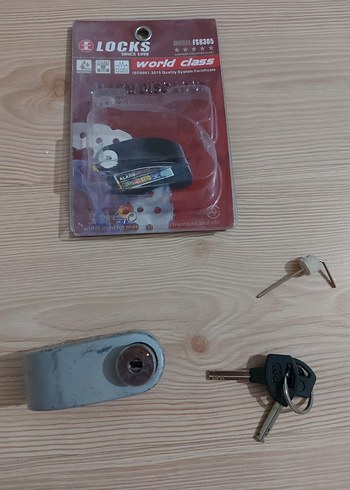  Beden ELOCKS FS8305 Alarm Disk Kilidi Anahtarlık