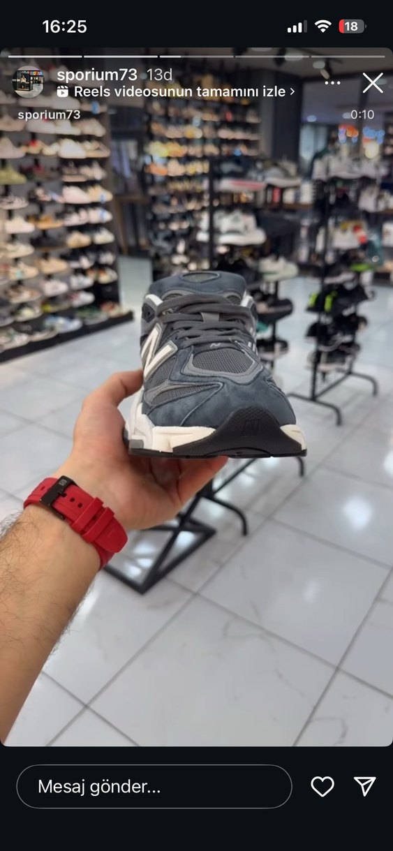 New balance antrasit rengi - Görsel 3