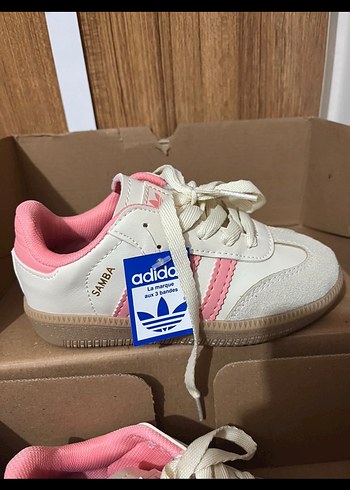 Kız Çocuk Pembe Adidas Samba Spor Ayakkabı - Görsel 3