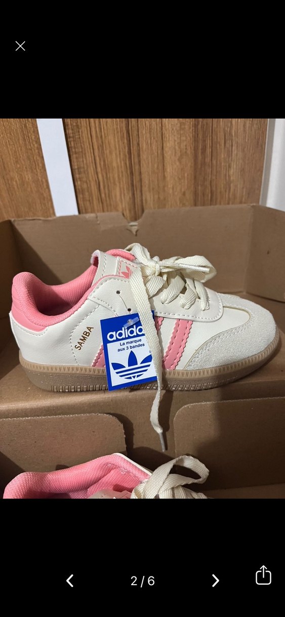 Kız Çocuk Pembe Adidas Samba Spor Ayakkabı - Görsel 2