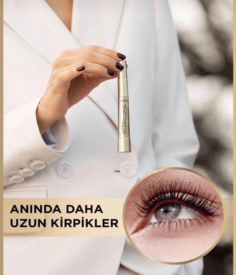 L'Oréal Telesopic Maskara Bej - Görsel 5