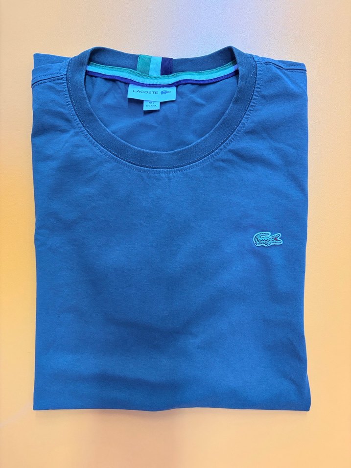 LACOSTE REGULAR FIT YEŞİL T-SHIRT (L) - Görsel 4