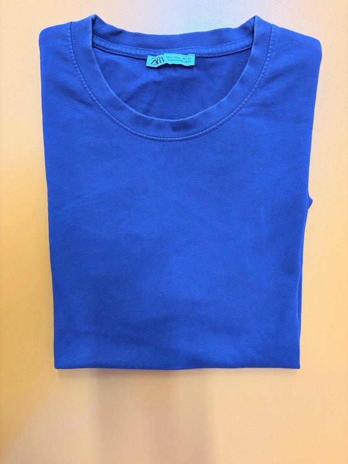 ZARA REGULAR FIT YEŞİL T-SHIRT (L) - Görsel 4