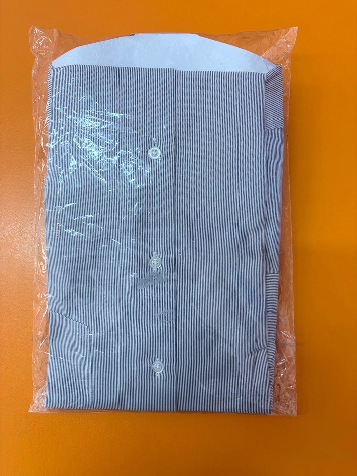 REGULAR FIT GRİ ÇİZGİLİ GÖMLEK (M) - Görsel 3