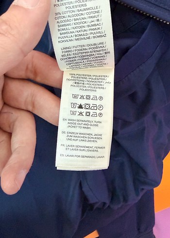 GANT BOMBER CEKET LACİVERT (L) - Görsel 6