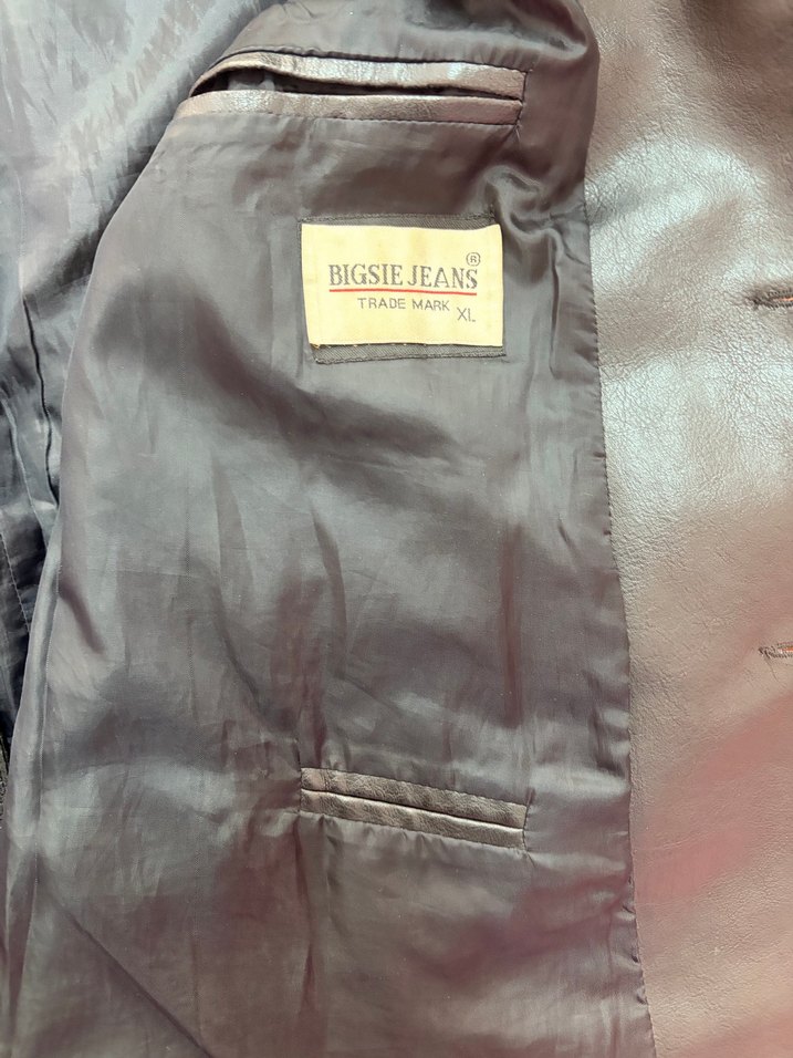 BIGSIE DERİ 3 DÜĞME BLAZER (XL) - Görsel 3