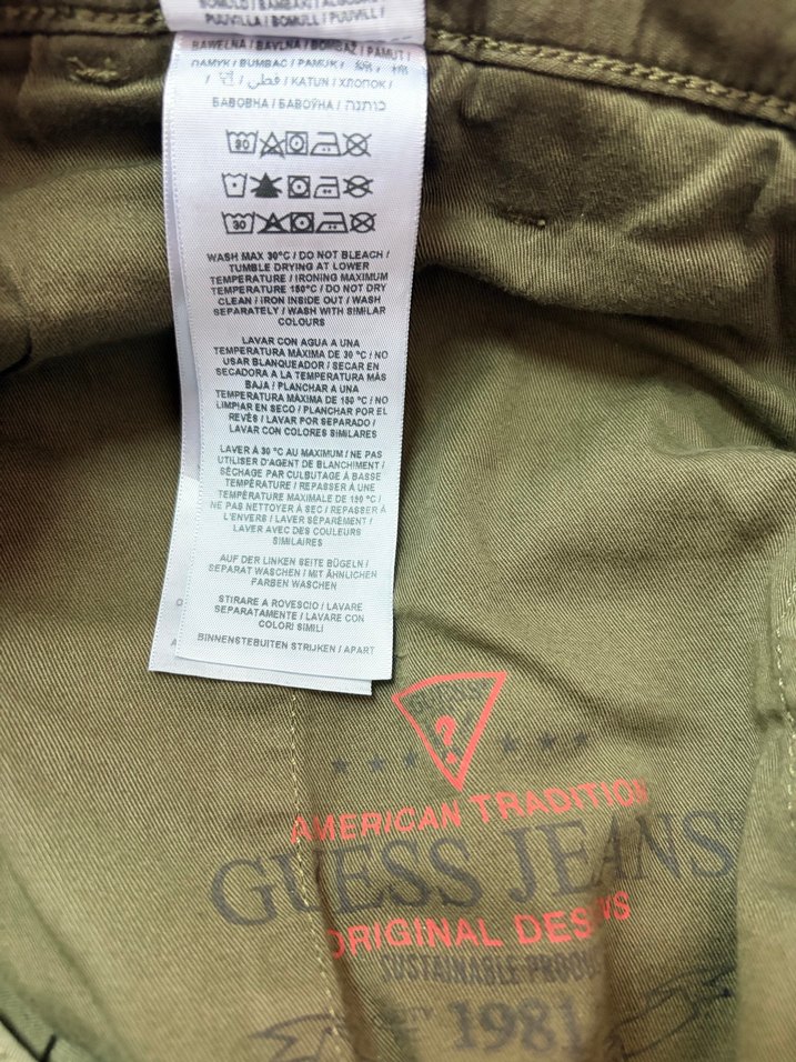 GUESS JEANS SLIM FIT HAKİ (W33/L32) - Görsel 5