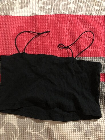 m Beden siyah Renk Koton crop