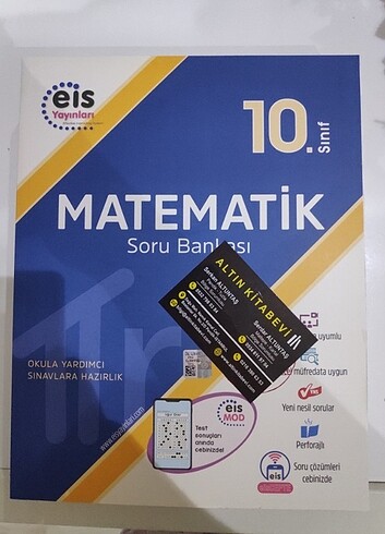 EİS Yayınları Matematik Soru Bankası (ÖRNEK KİTAP DEĞİLDİR)