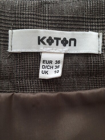 38 Beden Koton Business Mini Etek