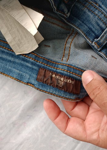 Diğer Mavi Desenli Erkek kot pantolon 33 beden