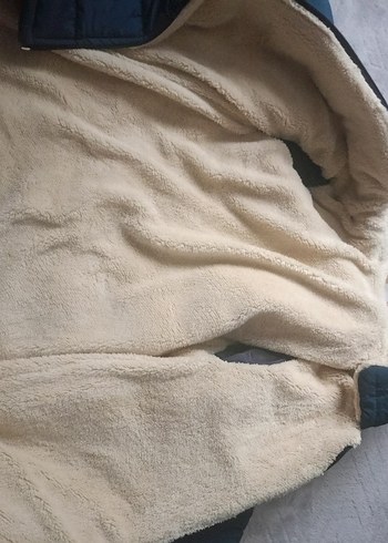 Koyu Mavi Fermuarlı erkek çocuk Kışlık Mont - Görsel 4