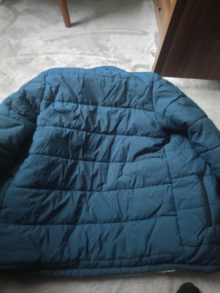 Koyu Mavi Fermuarlı erkek çocuk Kışlık Mont - Görsel 2