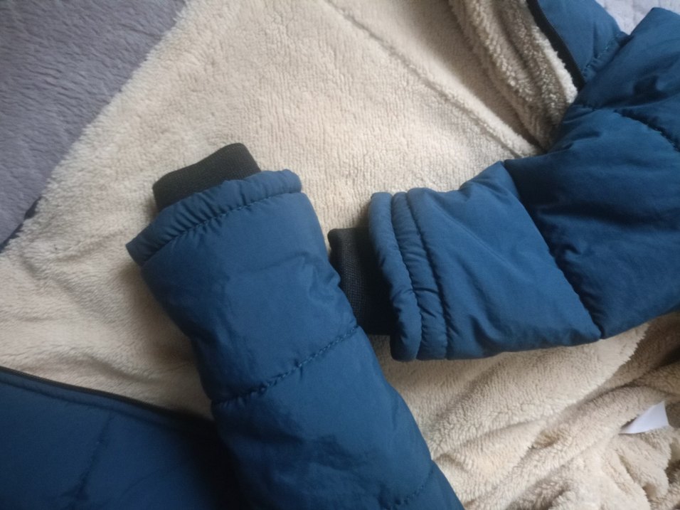 Koyu Mavi Fermuarlı erkek çocuk Kışlık Mont - Görsel 5