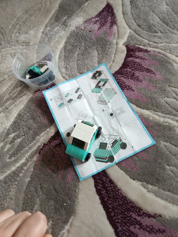 Toi-Toys Mini Bloklar Oyuncak Araba - Görsel 2