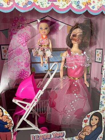 Barbie Bebek arabalı set