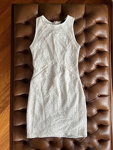 Beyaz Topshop Elbise