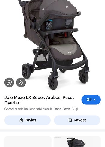 Gri Bebek Arabası
