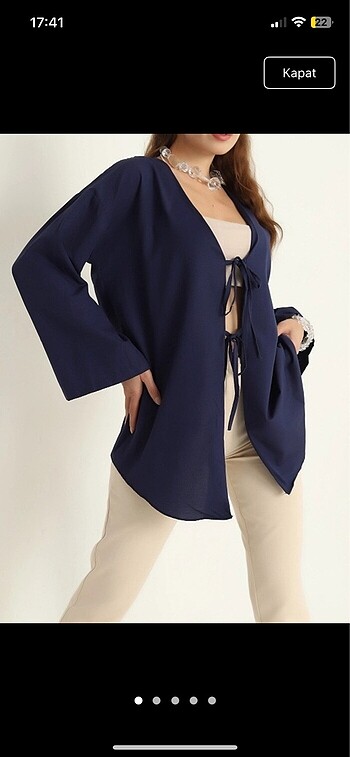 Bağlamalı kimono