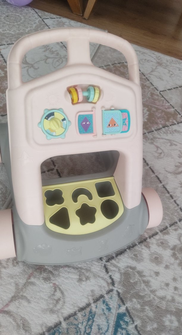 Pastel Pembe Bebek Yürüteci - Görsel 2