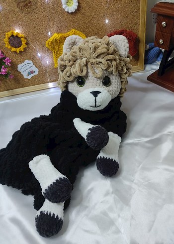 Kahverengi Peluş Oyuncak Koyun - Görsel 2