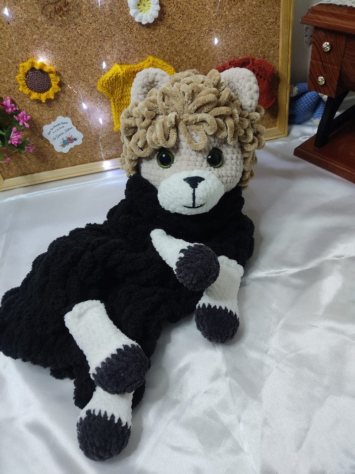 Kahverengi Peluş Oyuncak Koyun - Görsel 2