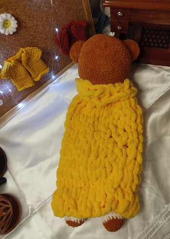 Sarı Renkli Peluş Oyuncak Ayıcık - Görsel 2