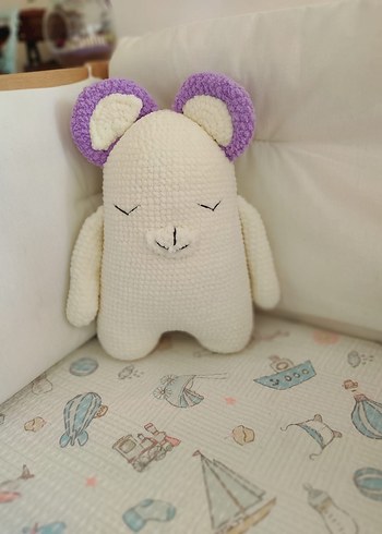 Pembe Renkli Peluş Oyuncak Ayıcık - Görsel 6