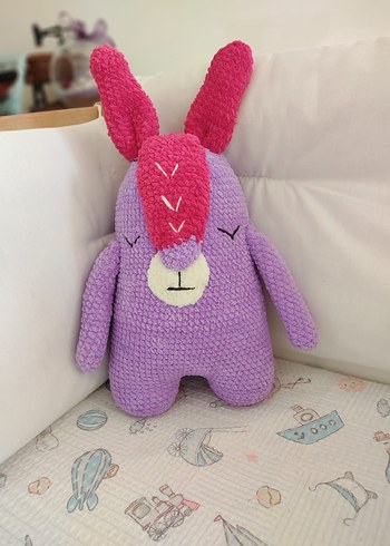 Pembe Renkli Peluş Oyuncak Ayıcık - Görsel 5