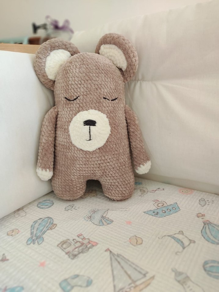 Pembe Renkli Peluş Oyuncak Ayıcık - Görsel 4