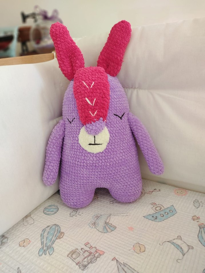 Pembe Renkli Peluş Oyuncak Ayıcık - Görsel 5