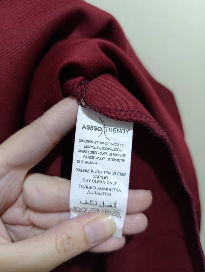 Bordo Drapeli Midi Abiye Elbise - Görsel 4