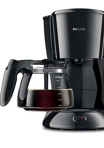  Beden siyah Renk Philips Filtre Kahve Makinesi