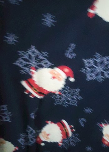 Erkek Uzun Kollu Noel Temalı Pijama Üstü - Görsel 3