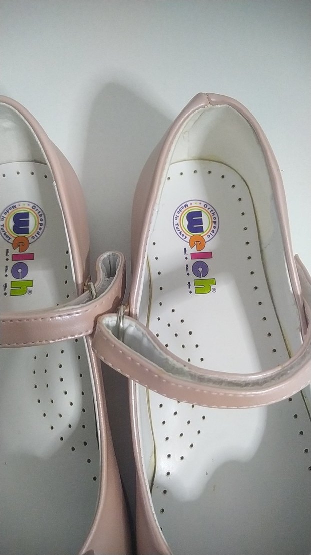 İnci Detaylı Pembe Kız Çocuk Babet - Görsel 3