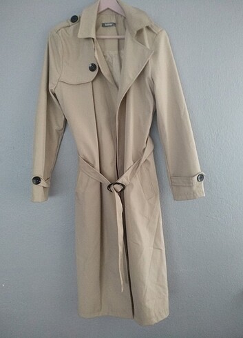 Uzun trenchcoat