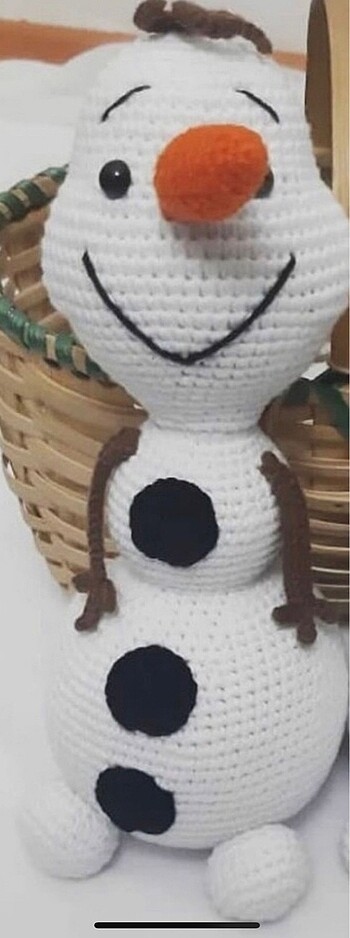 Amigurimi holaf oyuncak yeni örülmüştir.