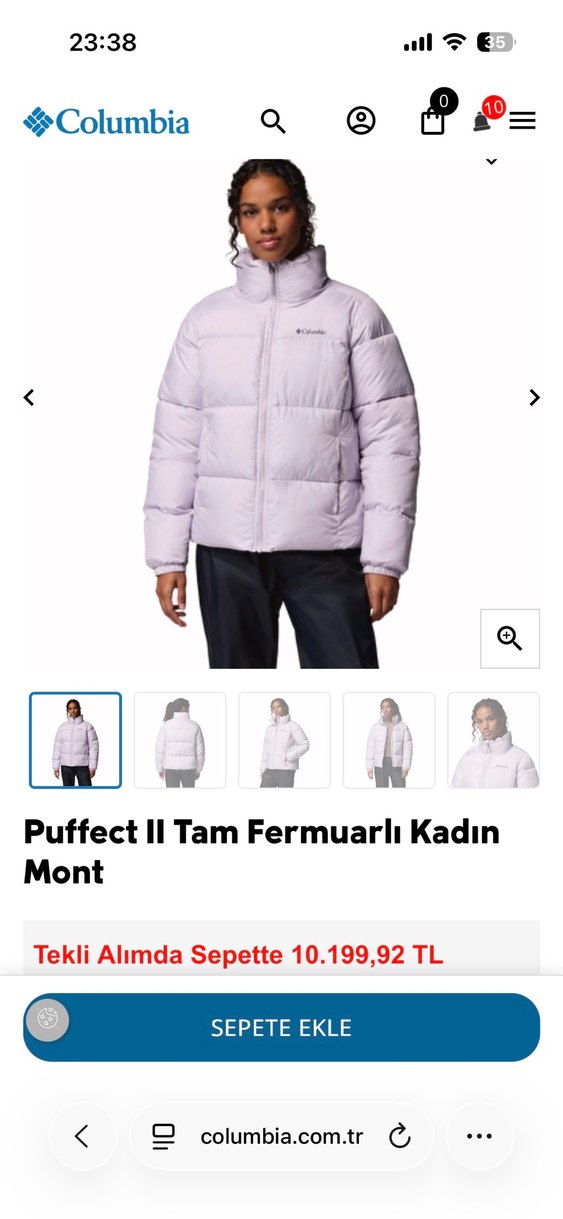 Columbia kadın mont - Görsel 5