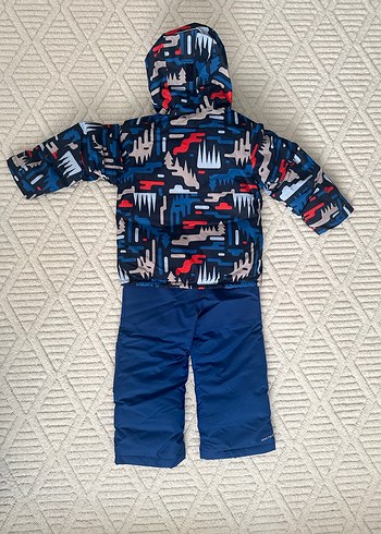 Columbia Mavi Erkek  çocuk Kayak Tulumu Fermuarlı - Görsel 7