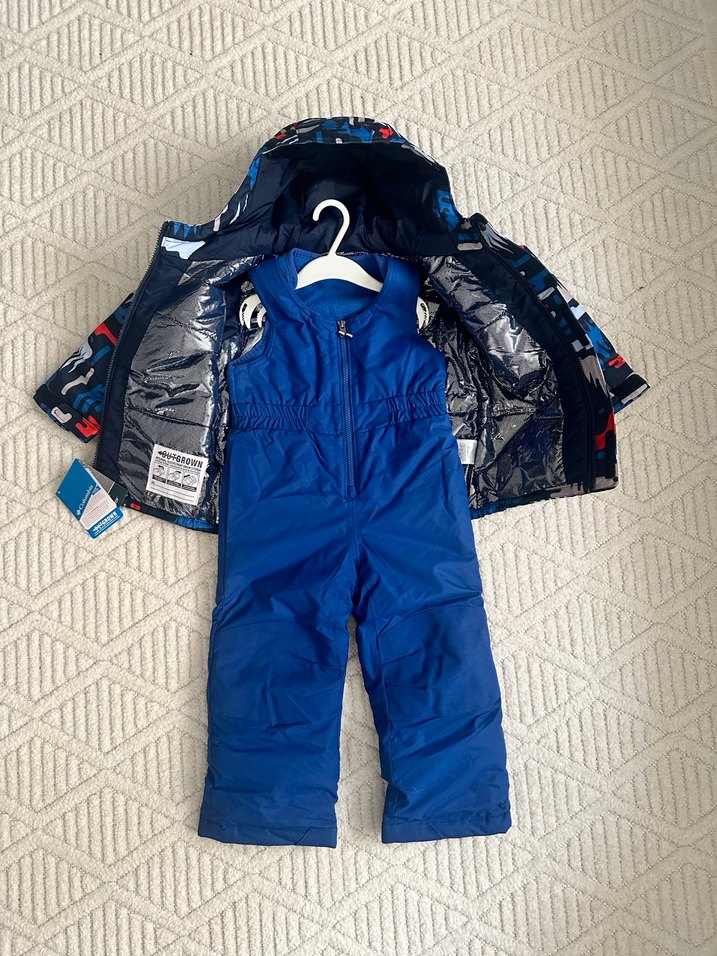 Columbia Mavi Erkek  çocuk Kayak Tulumu Fermuarlı - Görsel 2