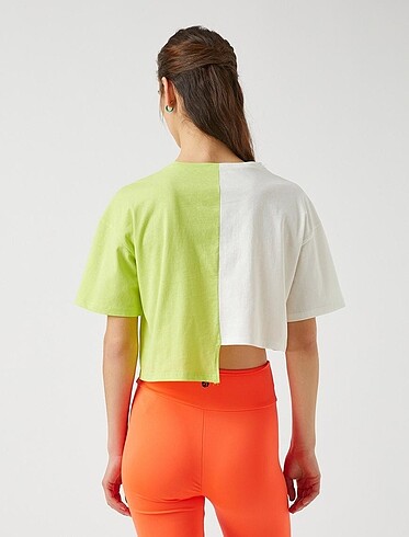 m Beden Koton Asimetrik Crop