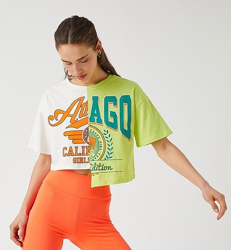 Koton Koton Asimetrik Crop