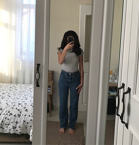 xs Beden mavi Renk H&M Kadın Jean