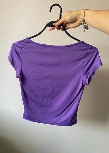 s Beden Mor, kısa kollu crop