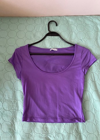 Bershka Mor, kısa kollu crop