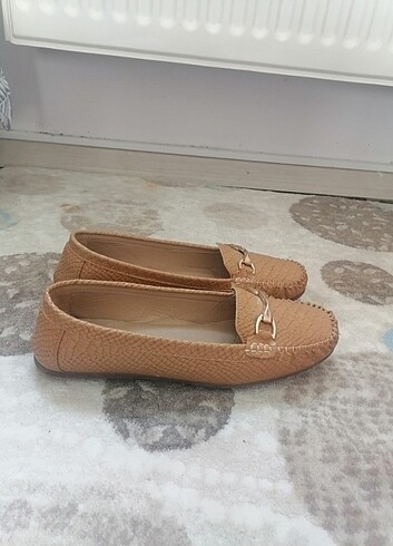 Loafer yılan derisi 